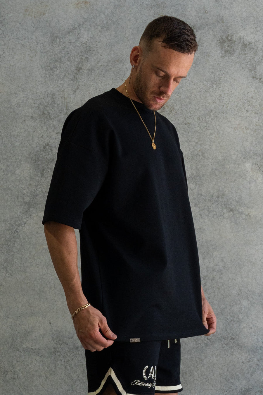 SIMPLICITY TEE - PITCH BLACK - On Lock Apparel XS TEES