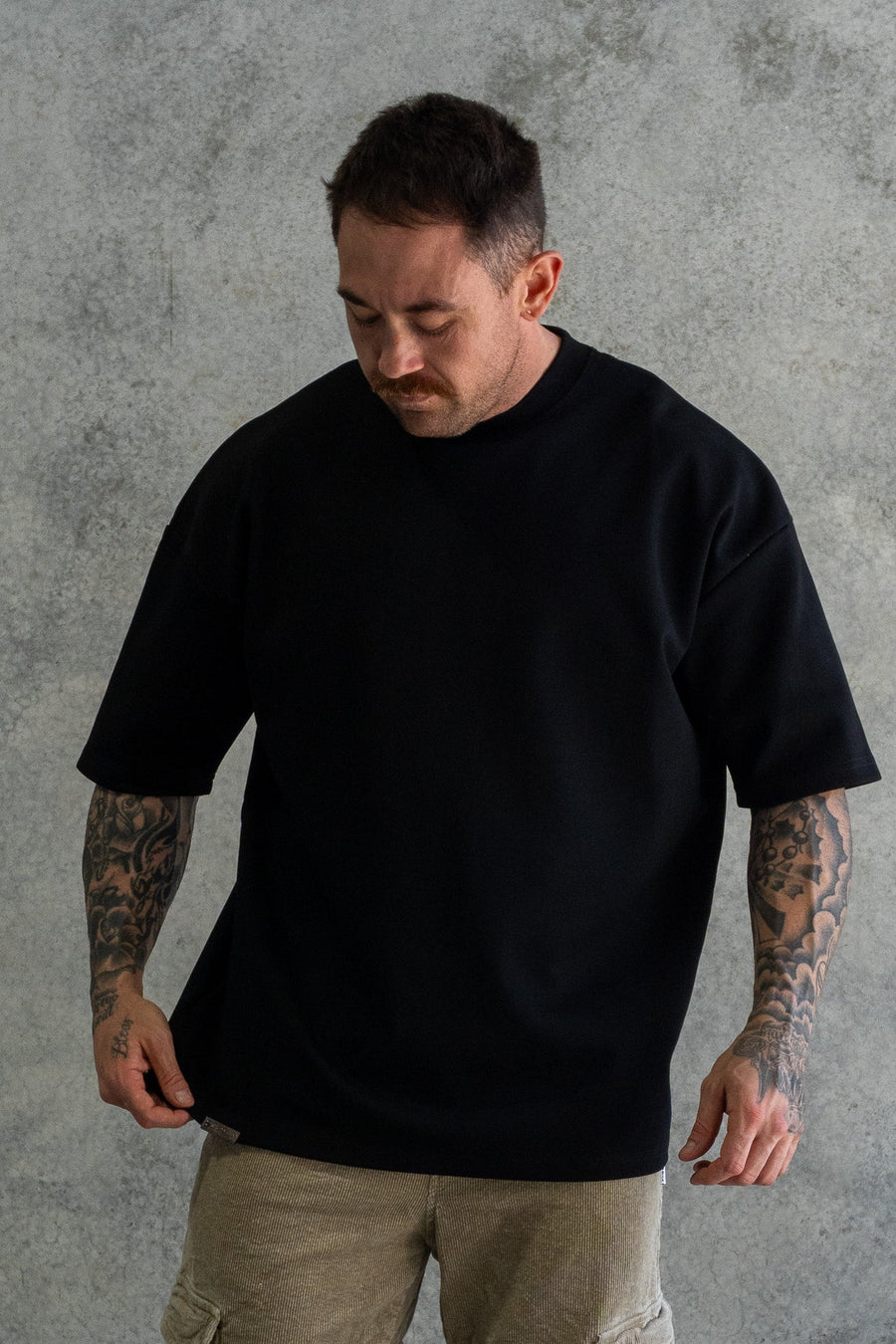 SIMPLICITY TEE - PITCH BLACK - On Lock Apparel XS TEES