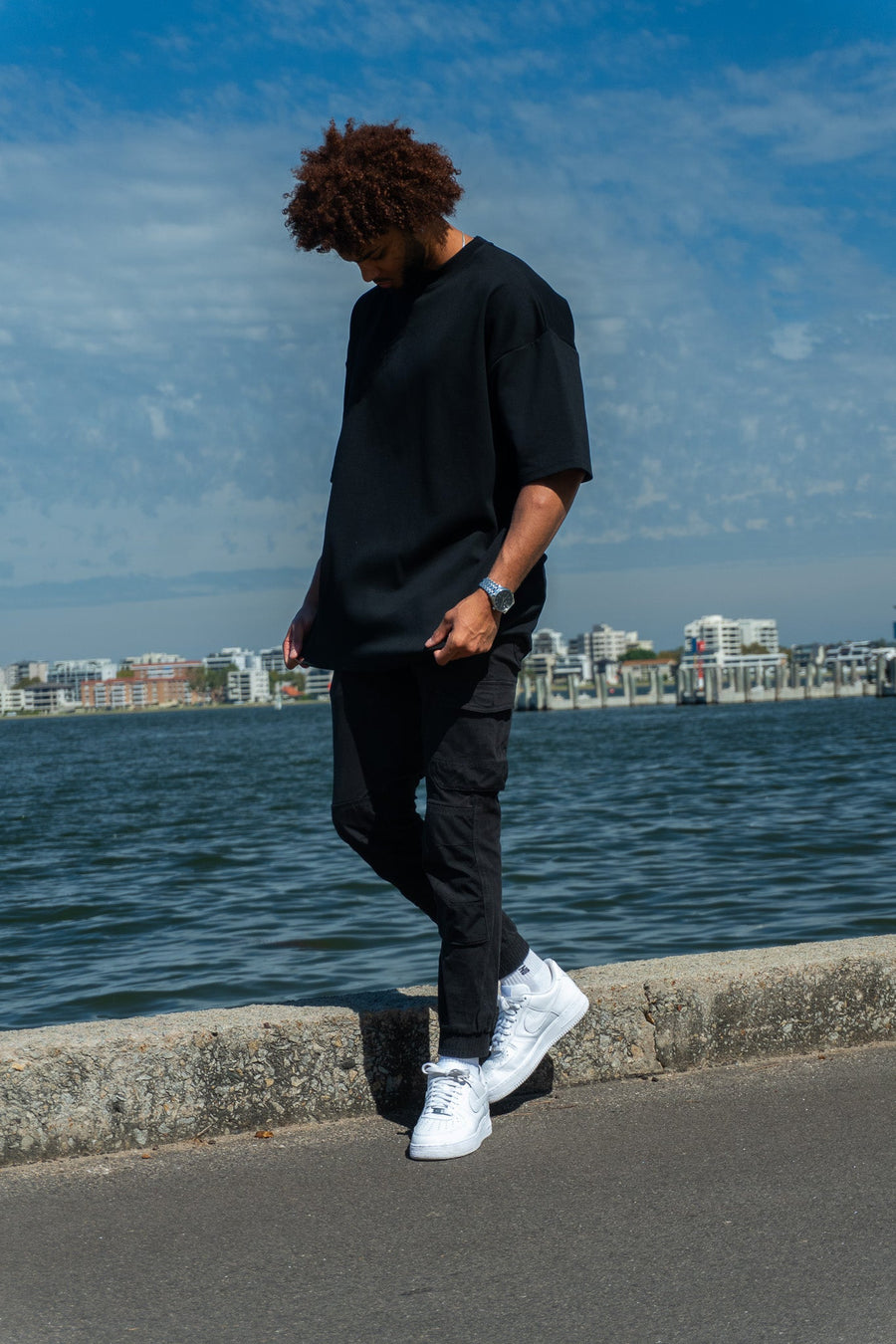 SIMPLICITY TEE - PITCH BLACK - On Lock Apparel XS TEES