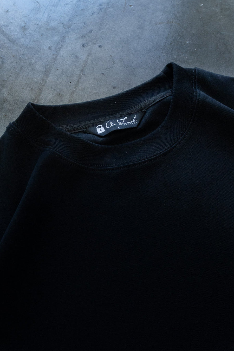 SIMPLICITY TEE - PITCH BLACK - On Lock Apparel XS TEES