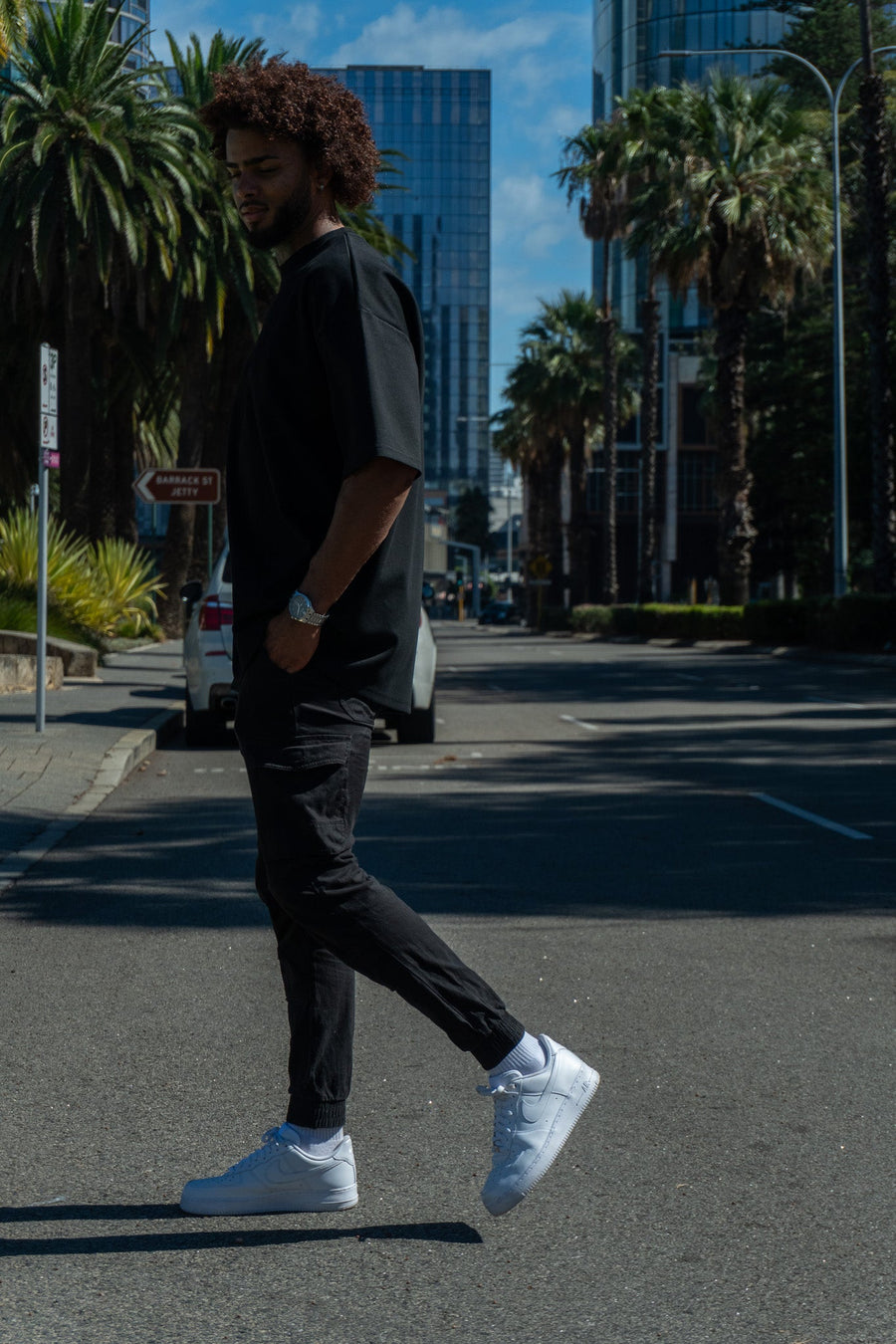 SIMPLICITY TEE - PITCH BLACK - On Lock Apparel XS TEES