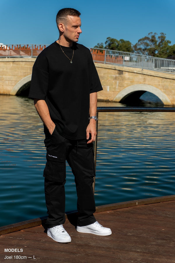 SIMPLICITY TEE - PITCH BLACK