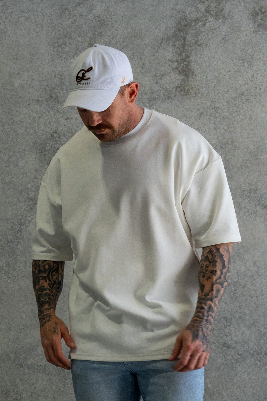 SIMPLICITY TEE - SOFT WHITE - On Lock Apparel XS TEES