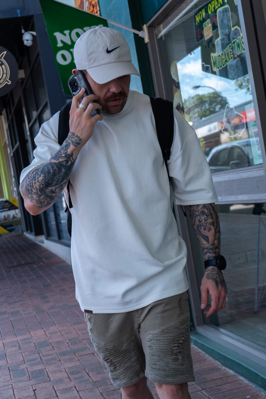 SIMPLICITY TEE - SOFT WHITE - On Lock Apparel XS TEES