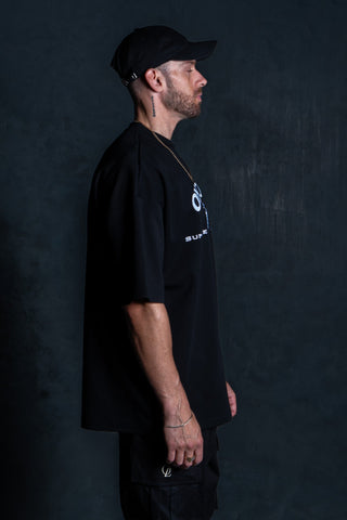 SUPREME TEE - BLACK FT. BB BLUE - TEESOn Lock Apparel35751854034065