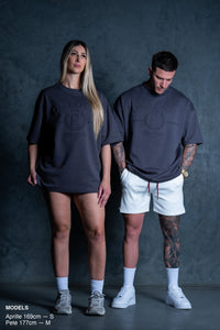 SUPREME TEE - CHARCOAL