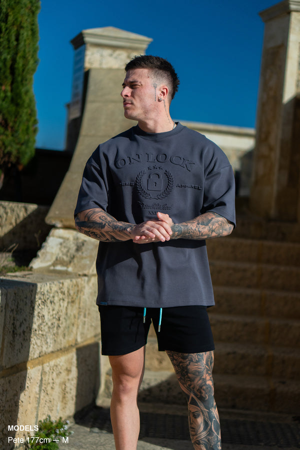 SUPREME TEE - CHARCOAL